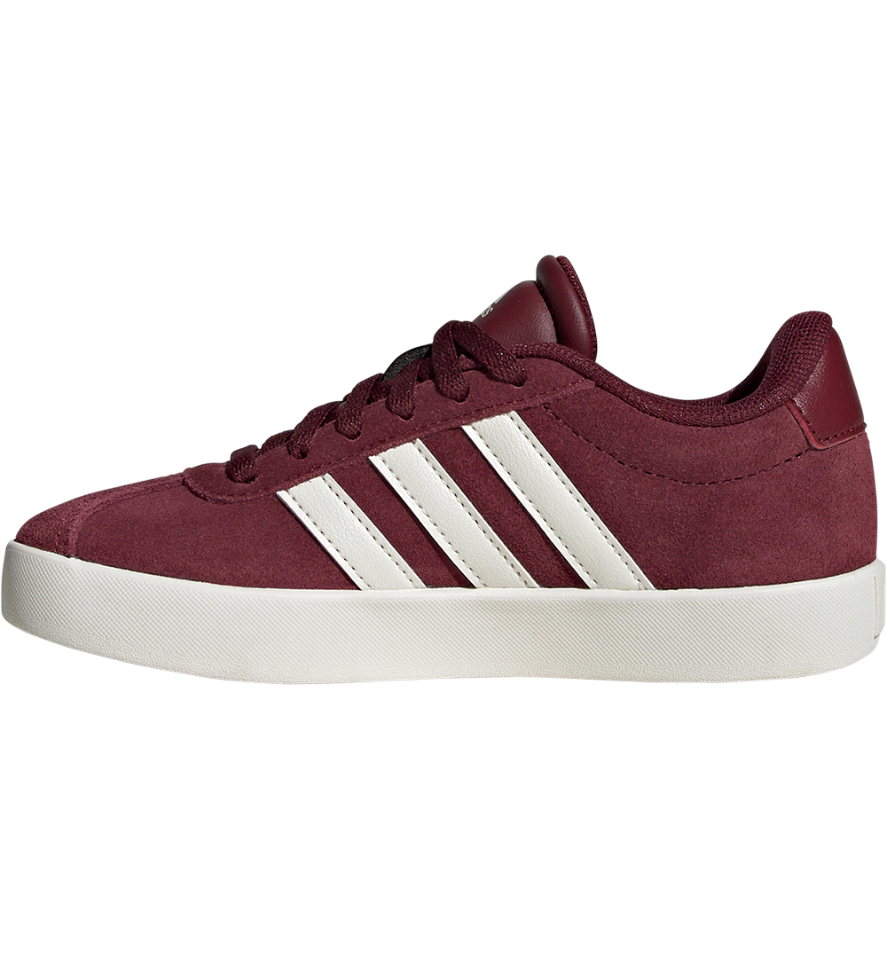 adidas Performance Sko - VL Court 3.0 K - Bordeaux Rød/Hvid
