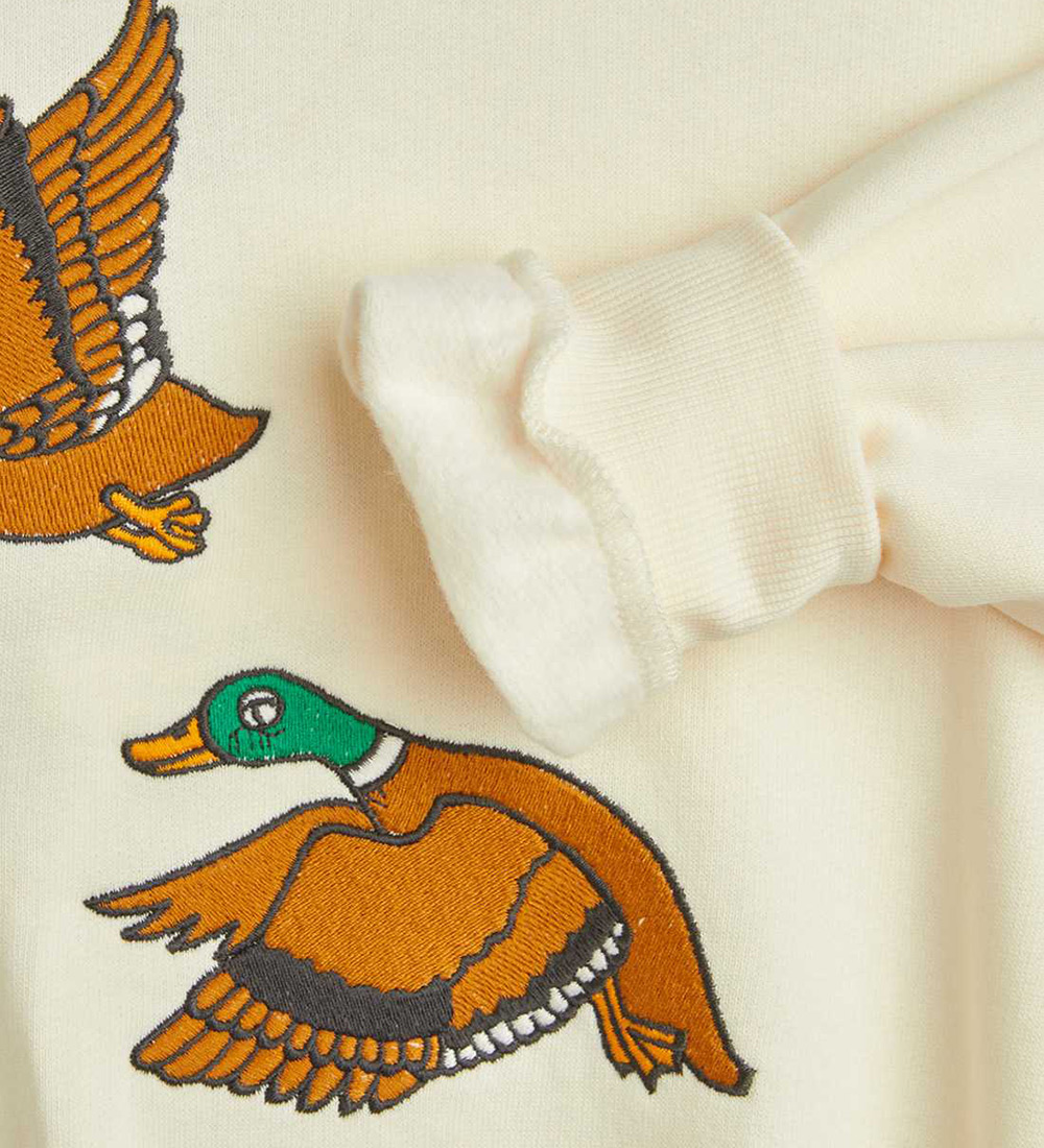 Mini Rodini Sweatshirt - Ducks - Offwhite