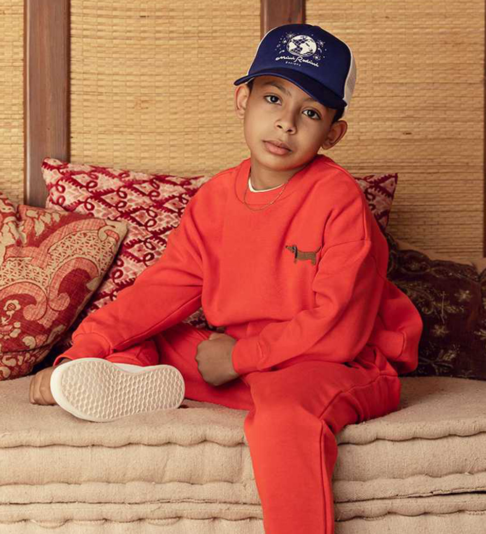 Mini Rodini Sweatshirt - Dog - Rød