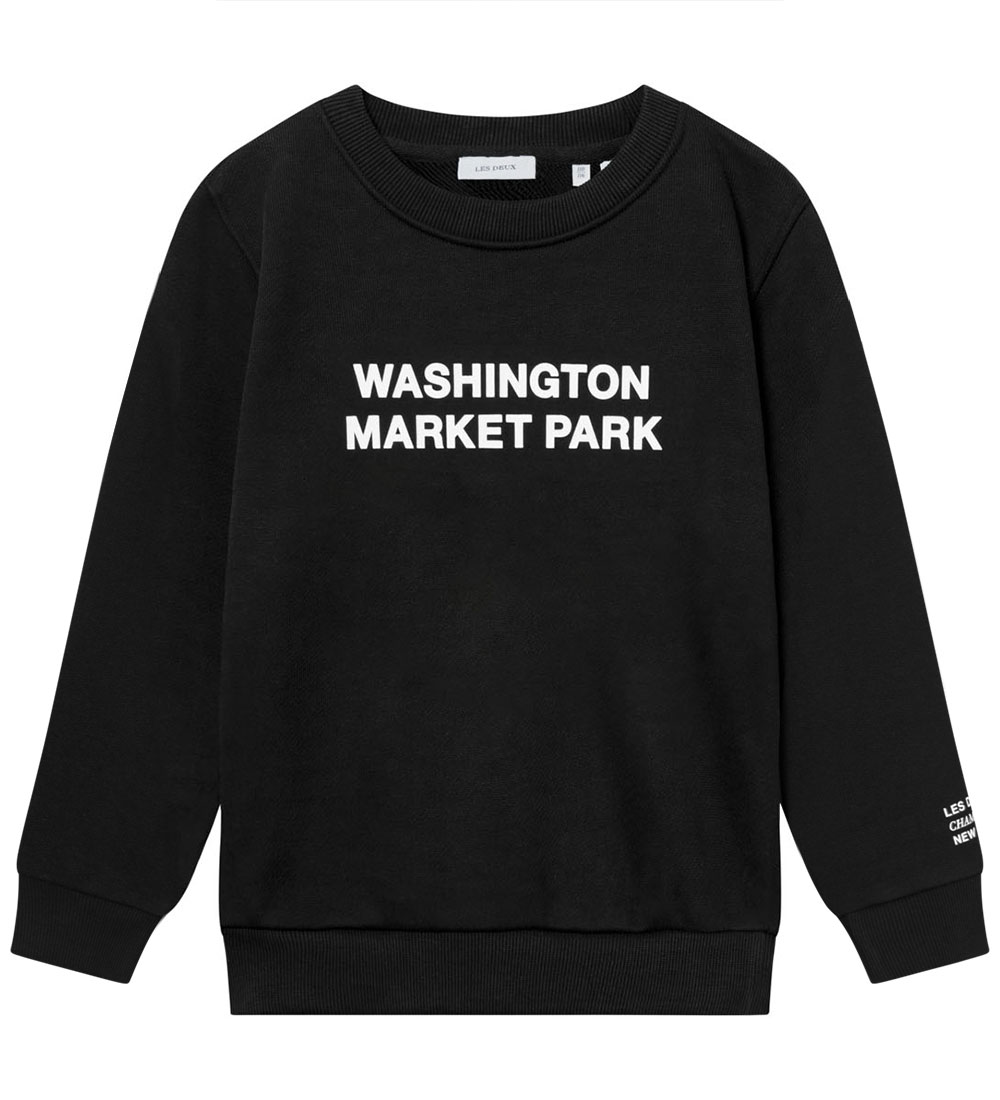 Les Deux Sweatshirt - Washington - Black/ Light Ivory