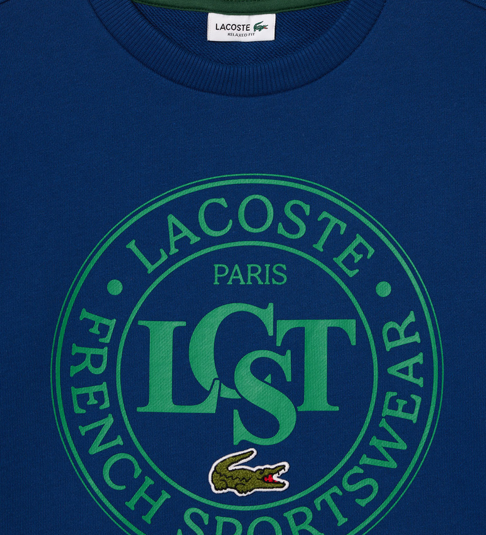 Lacoste Sweatshirt - Globe m. Print