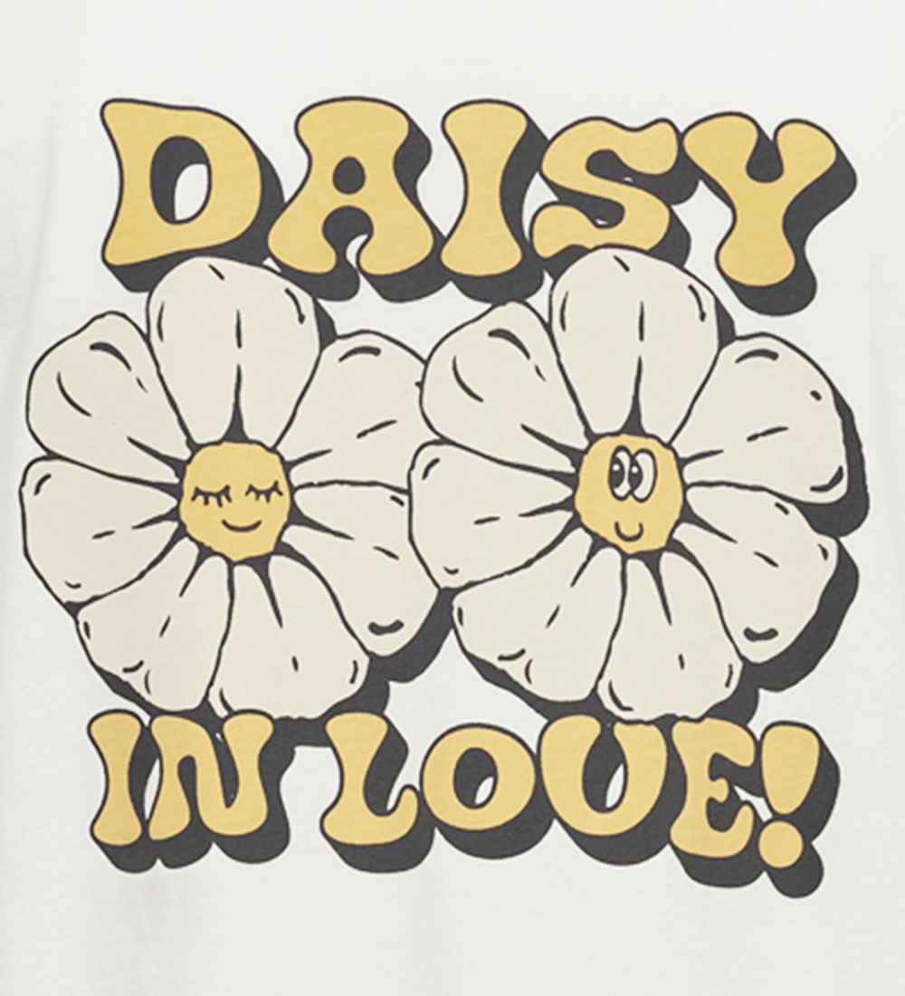 Sofie Schnoor T-Shirt - White Alyssum m. Print