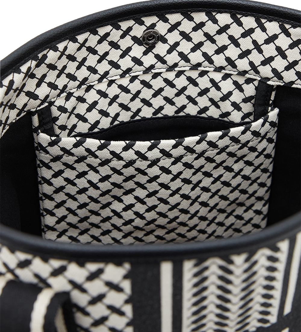 Lala Berlin Shopper - Tote Carmela 2.0 - Heritage Stripe Black
