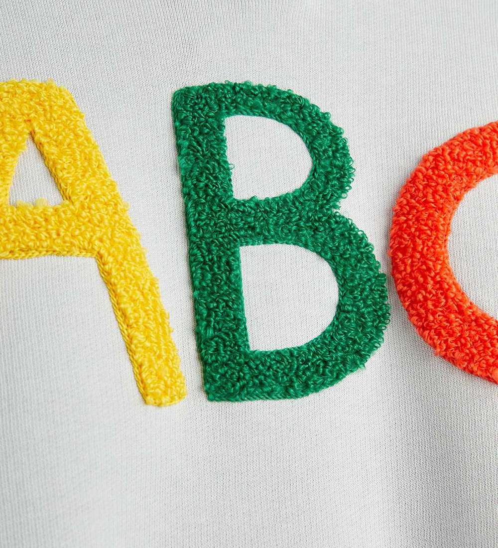 Mini Rodini Sweatshirt - ABC - Grå