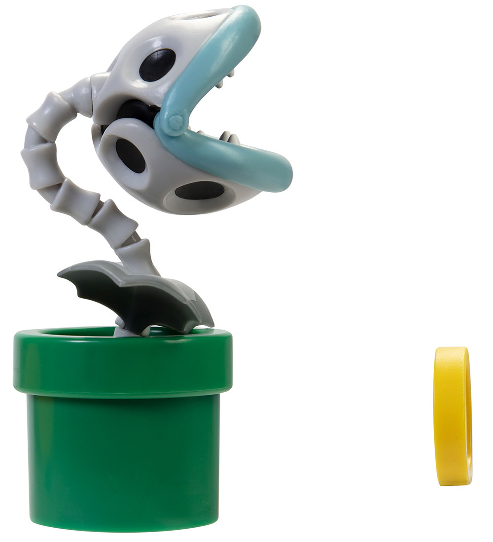 Super Mario Figur - Knogle Piranha