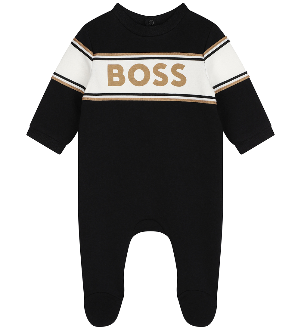 BOSS Gaveæske - Natdragt/Savlesmæk - Sort m. Hvid/Brun
