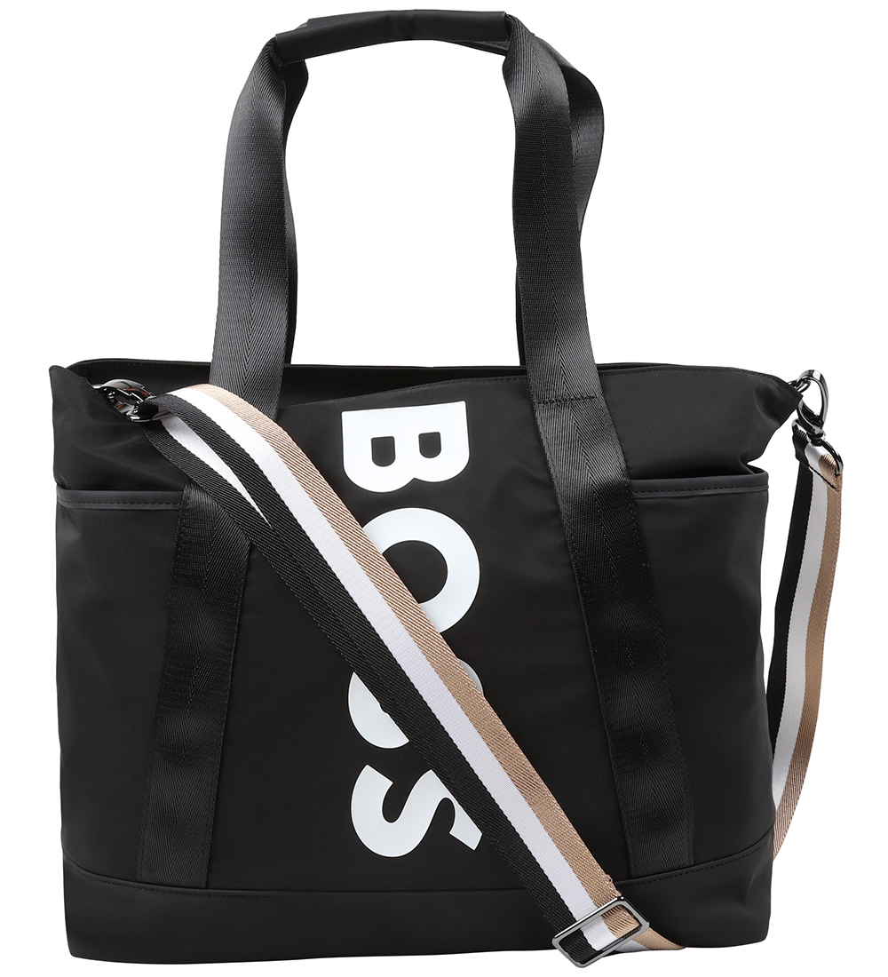 BOSS Pusletaske - Sort m. Hvid