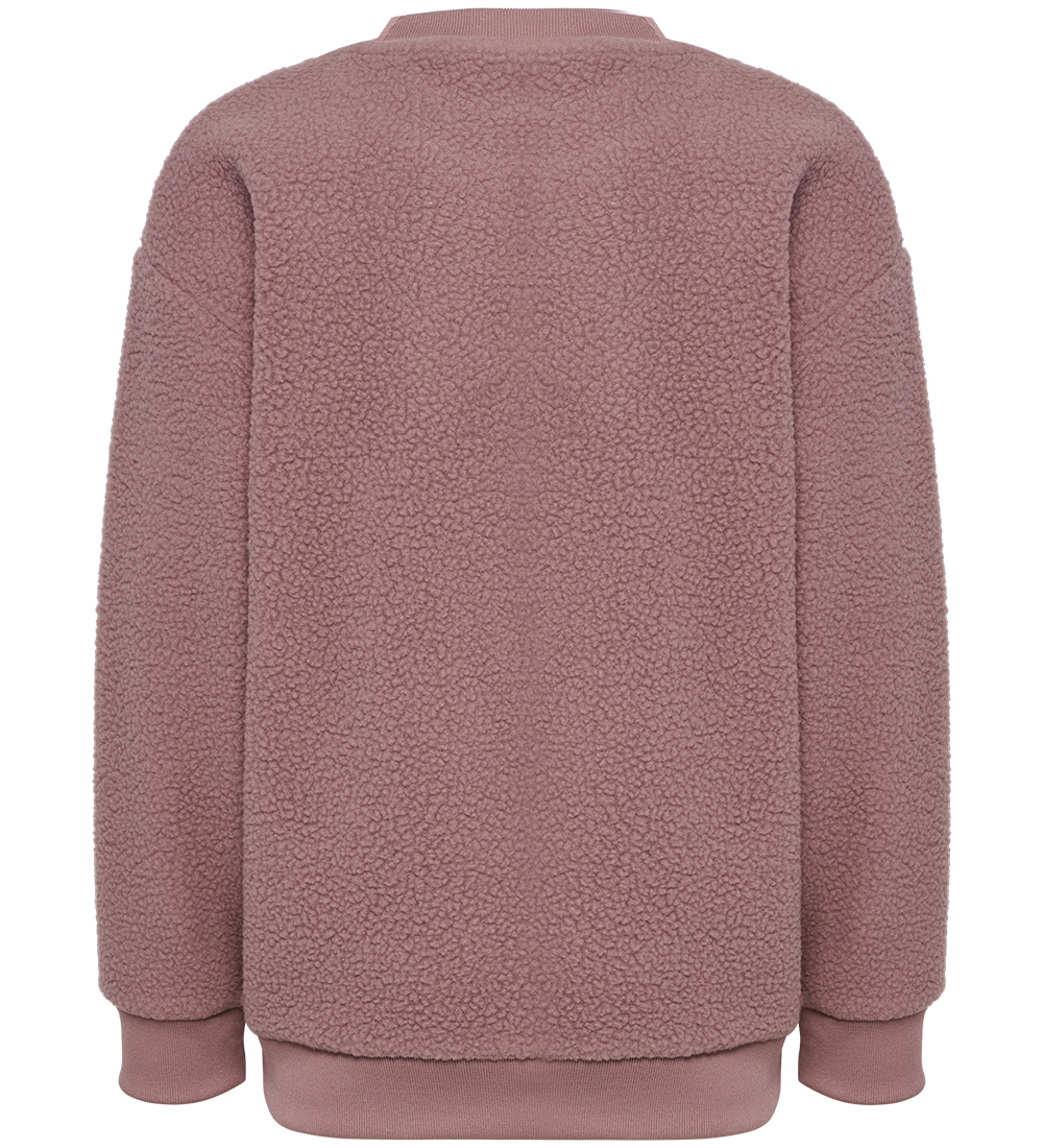 Hummel Fleecetrøje - HmlCosso - Twilight Mauve m. Guld