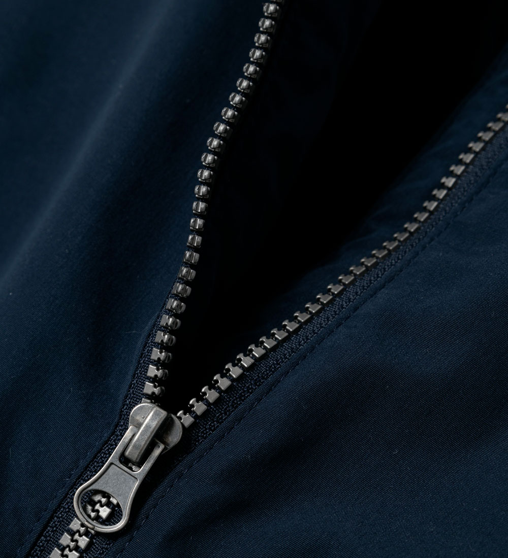 Name It Bomberjakke - NknMain - Dark Sapphire/Hvid m. Rød
