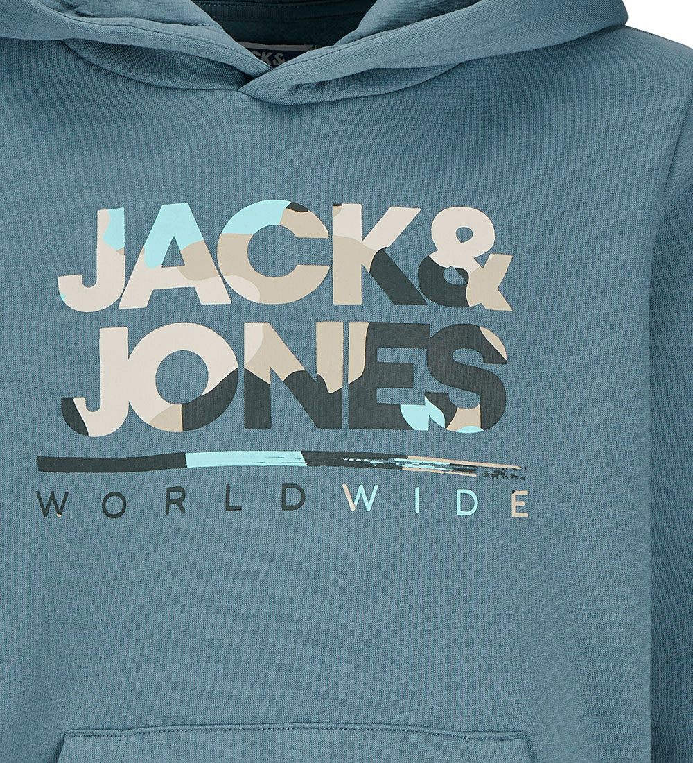 Jack & Jones Hættetrøje - JjLuke - Goblin Blue