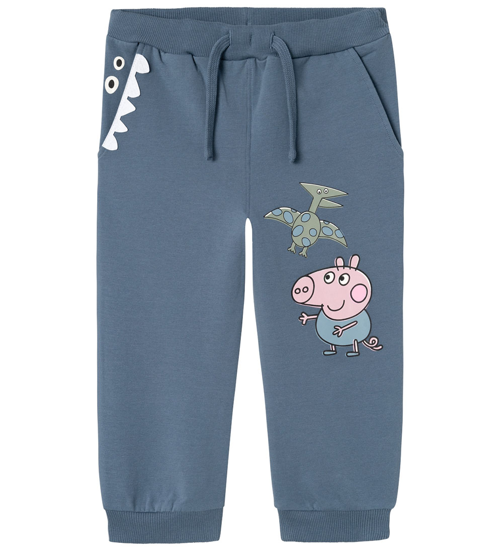 Name It Sweatpants - NmmApo Peppa Pig - Bering Sea