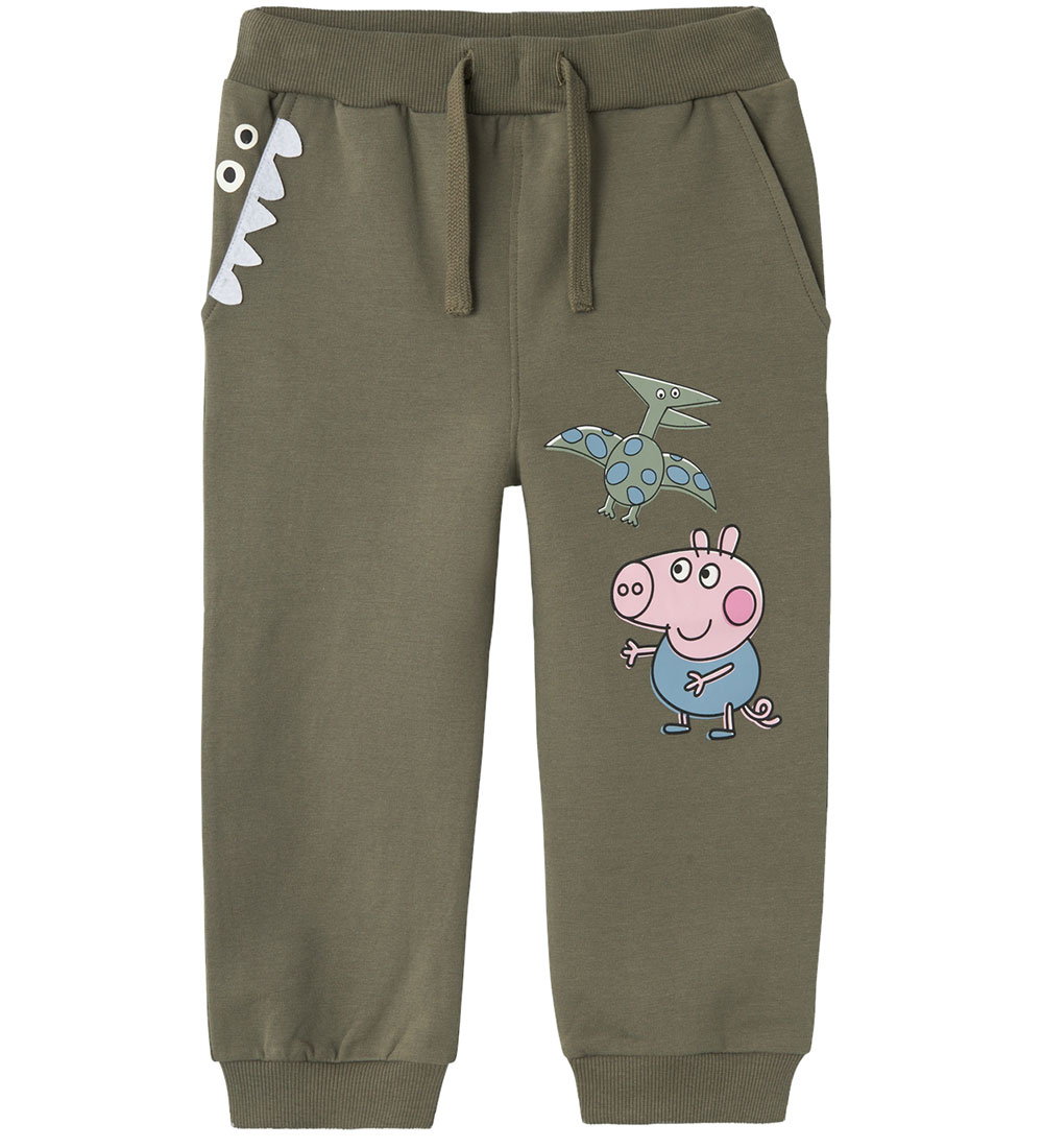 Name It Sweatpants - NmmApo Peppa Pig - Tea Leaf