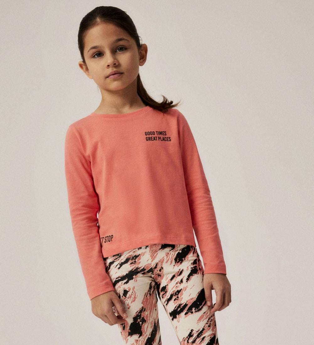Name It Bluse - Cropped - NkfNohi - Fusion Coral