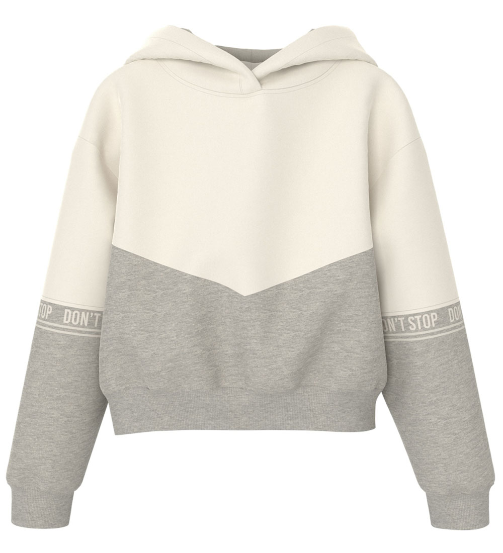 Name It Hættetrøje - NkfNoli - Grey Melange