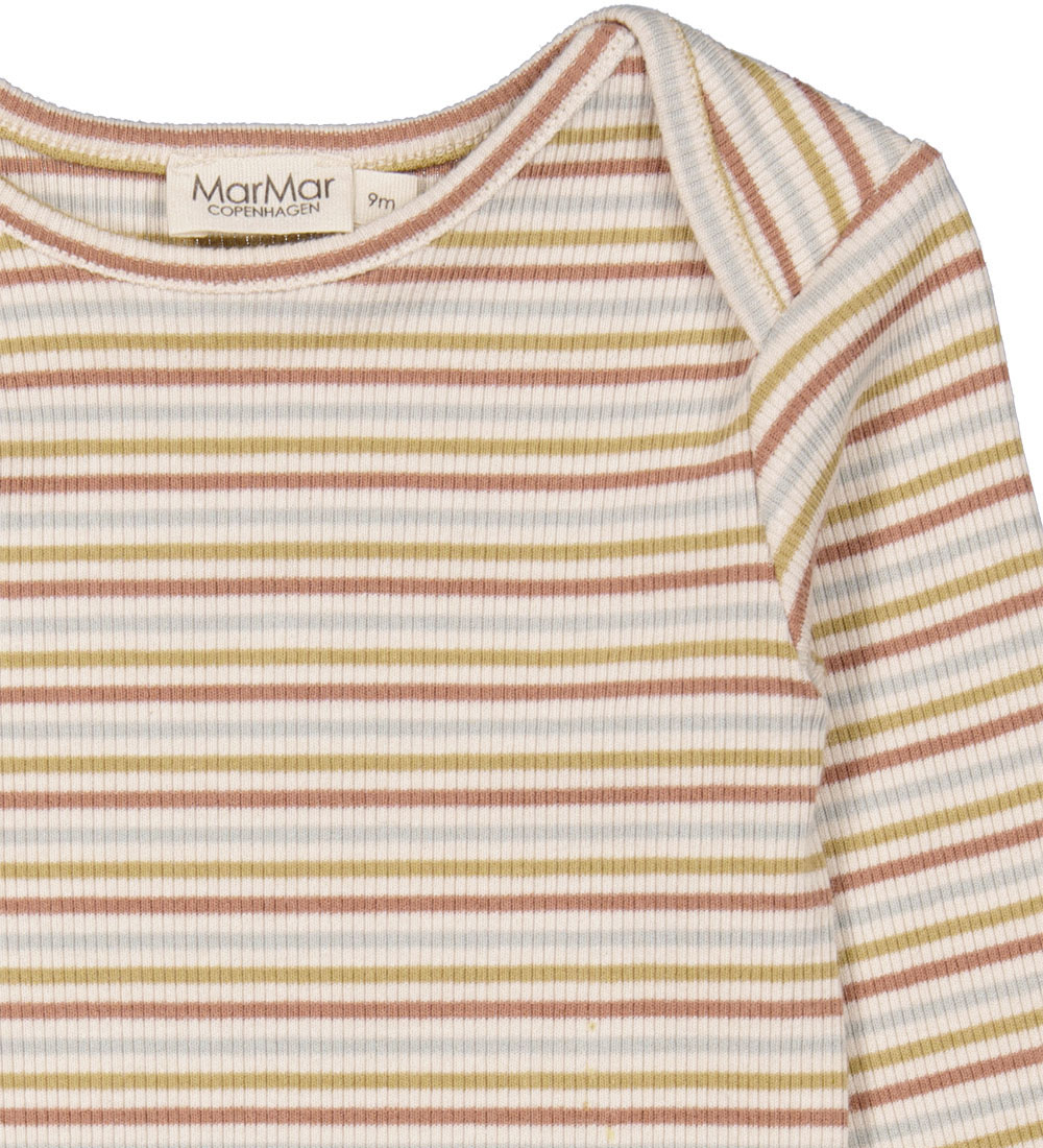 MarMar Body l/æ - Rib - Ben - Antumn Stripe Mix