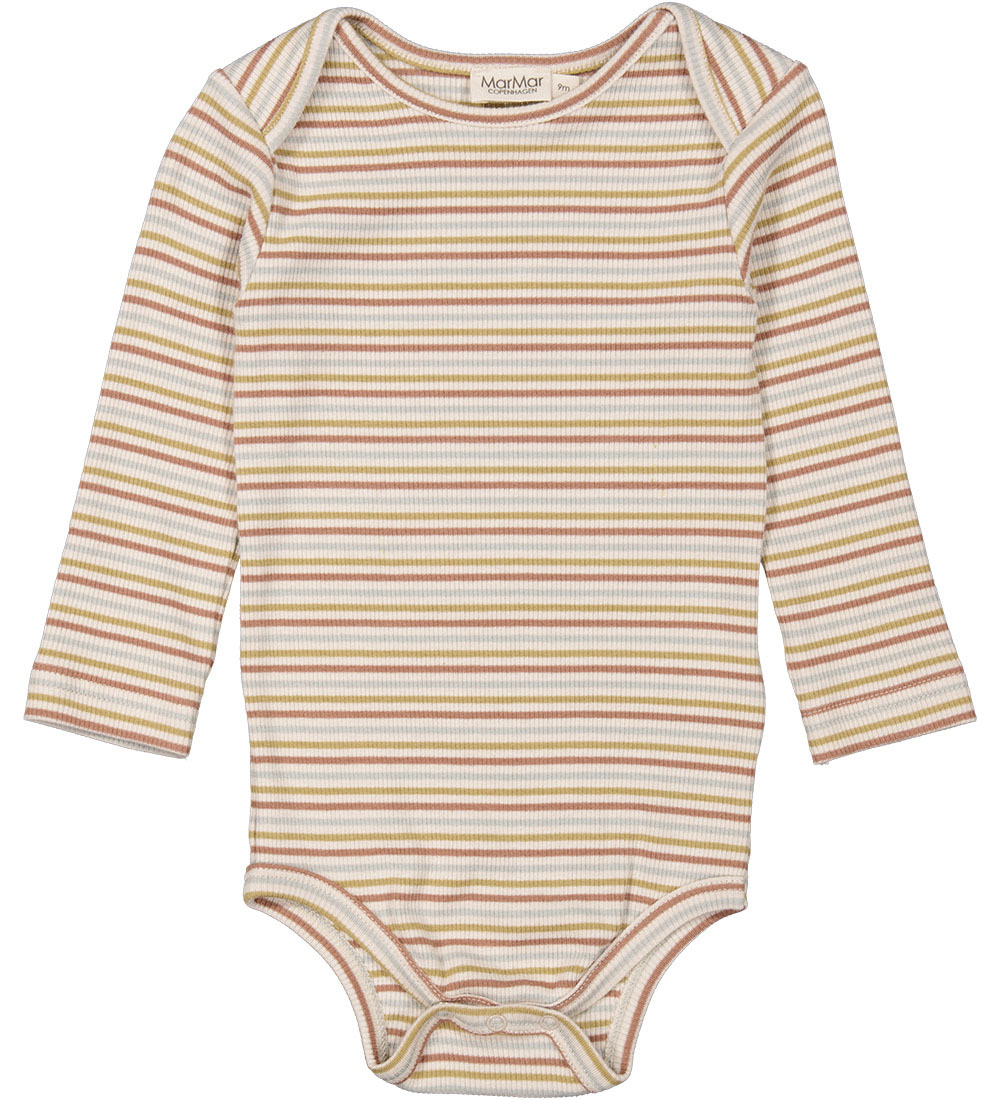 MarMar Body l/æ - Rib - Ben - Antumn Stripe Mix