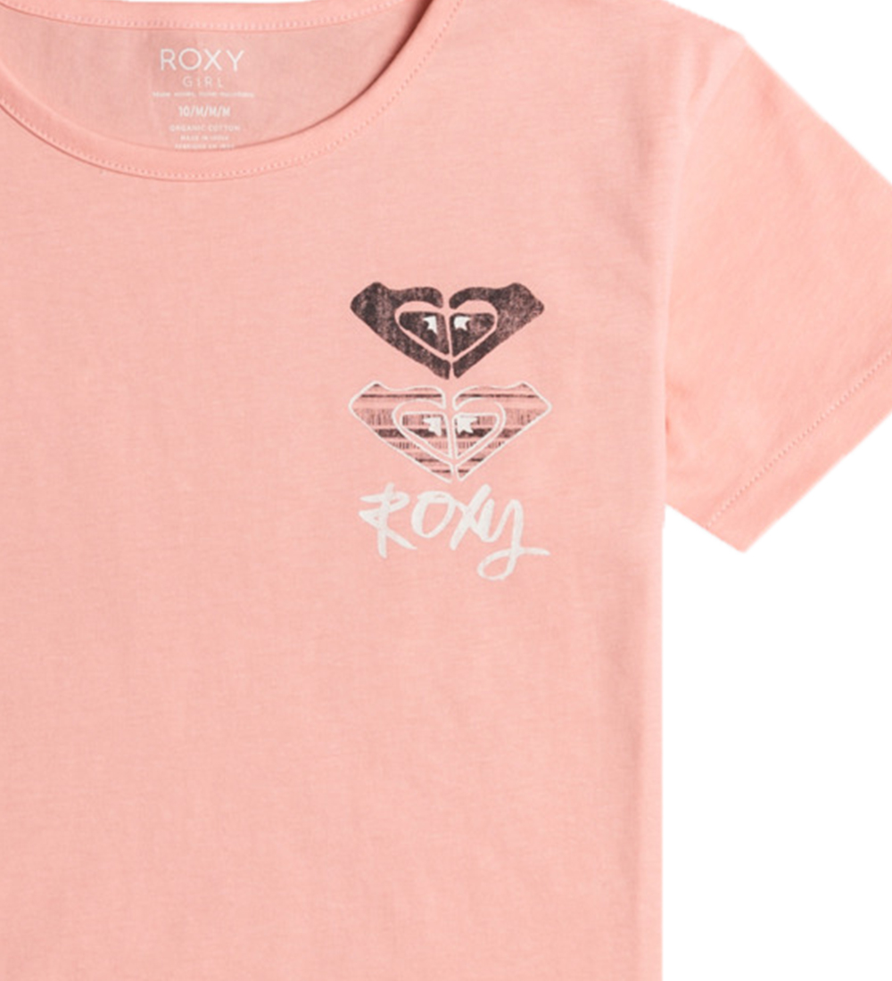 Roxy T-shirt - Day And Night - A - Candlelight Peach