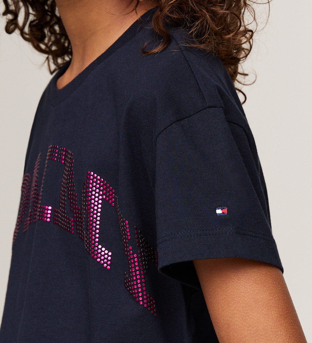 Tommy Hilfiger T-shirt - Tommy Dot Foil - Desert Sky