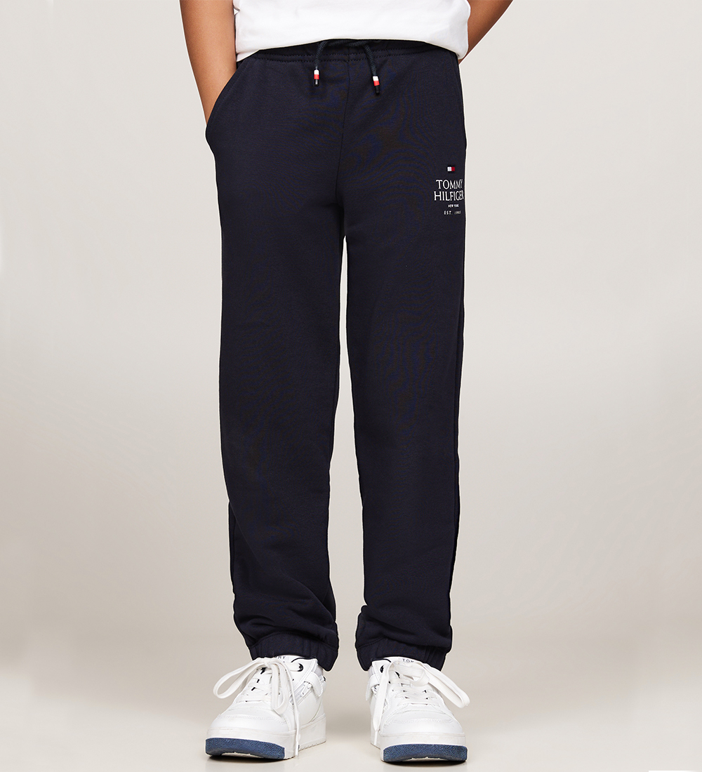 Tommy Hilfiger Sweatpants - TH Logo Puff - Desert Sky