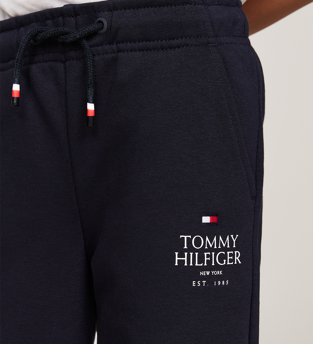 Tommy Hilfiger Sweatpants - TH Logo Puff - Desert Sky