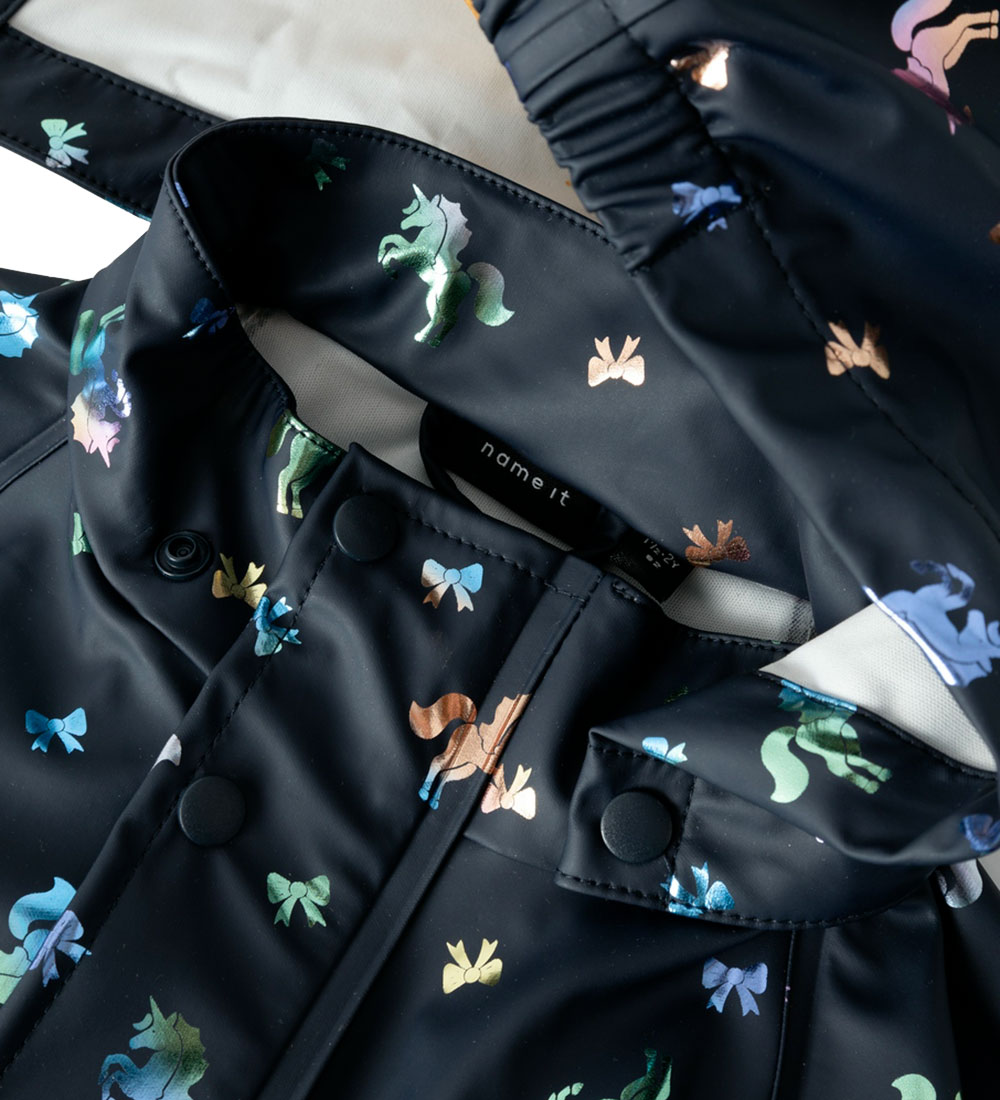 Name It Regntøj - NmfDry10 - Dark Sapphire/Unicorn