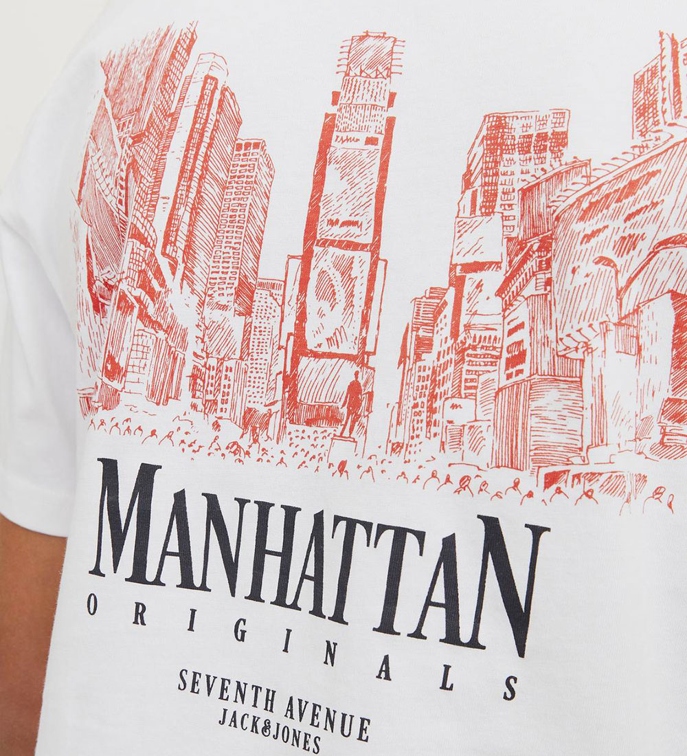 Jack & Jones T-shirt - JorBronx - Bright White