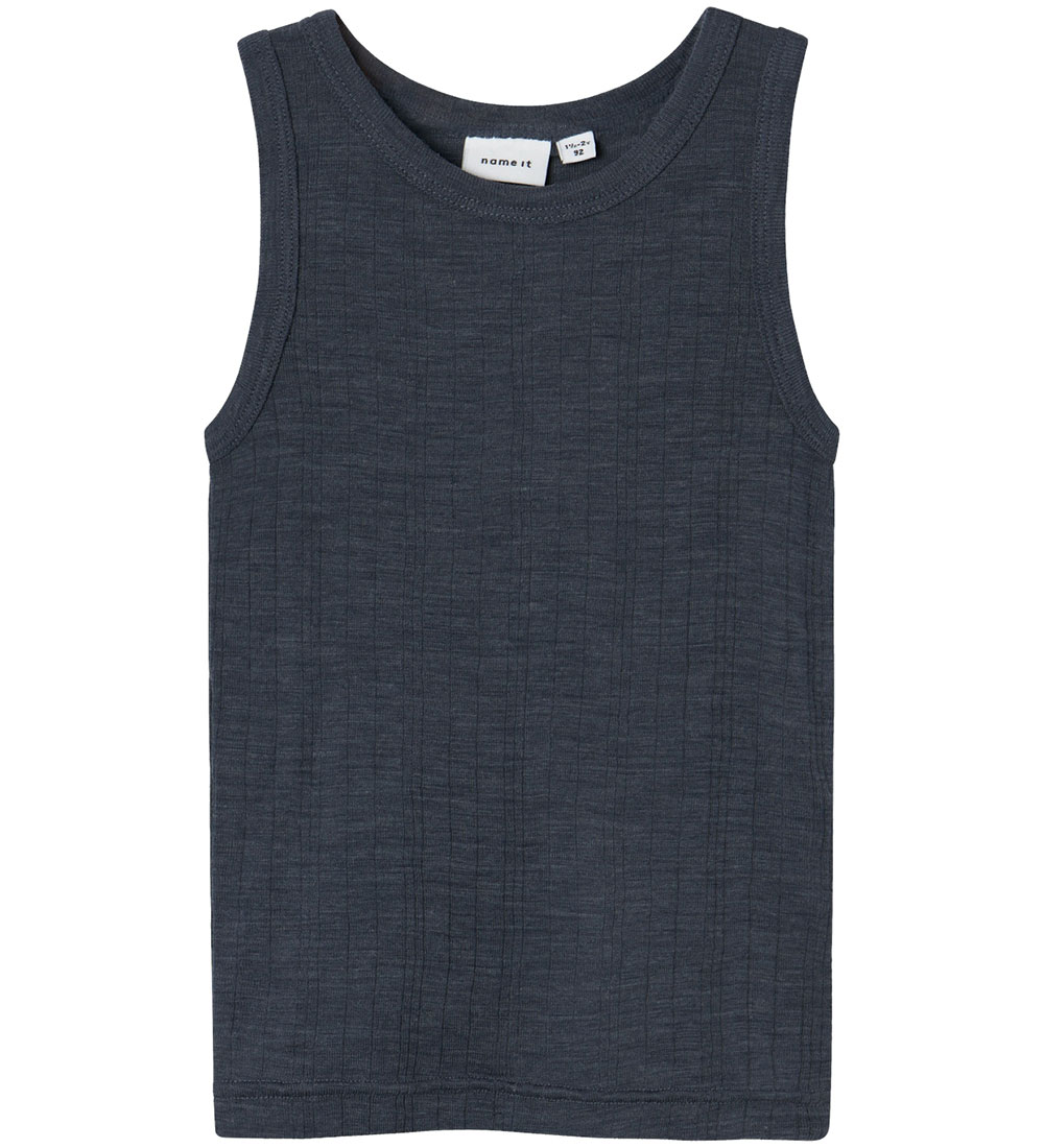 Name It Undertrøje - Uld - NmmWang - Ombre Blue