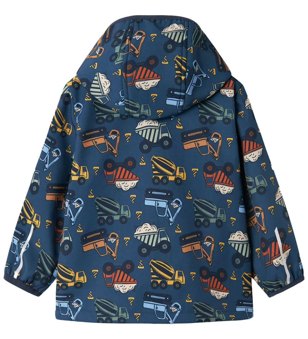 Name It Softshelljakke m. Flecce - NmmMalta05 - Dark Demin/Digg