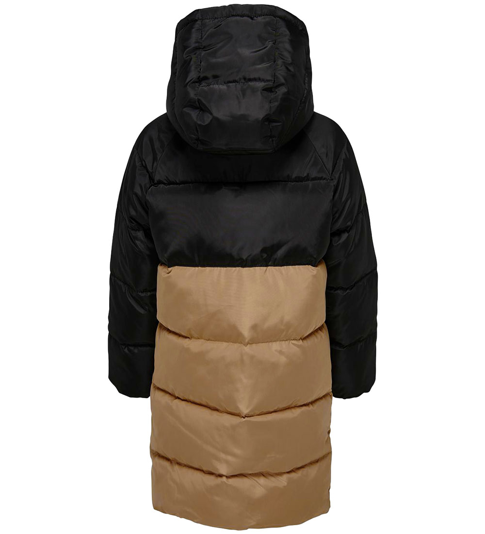 Kids Only Dynefrakke - KogNewbecca - Sort/Brun