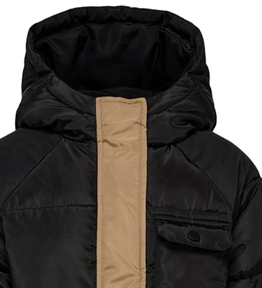 Kids Only Dynefrakke - KogNewbecca - Sort/Brun