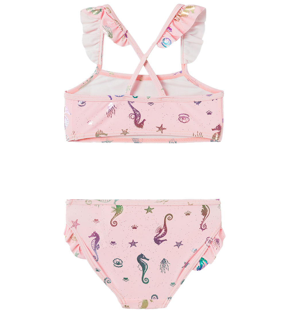 Name It Bikini - NmfZamar - Parfait Pink m. Søheste