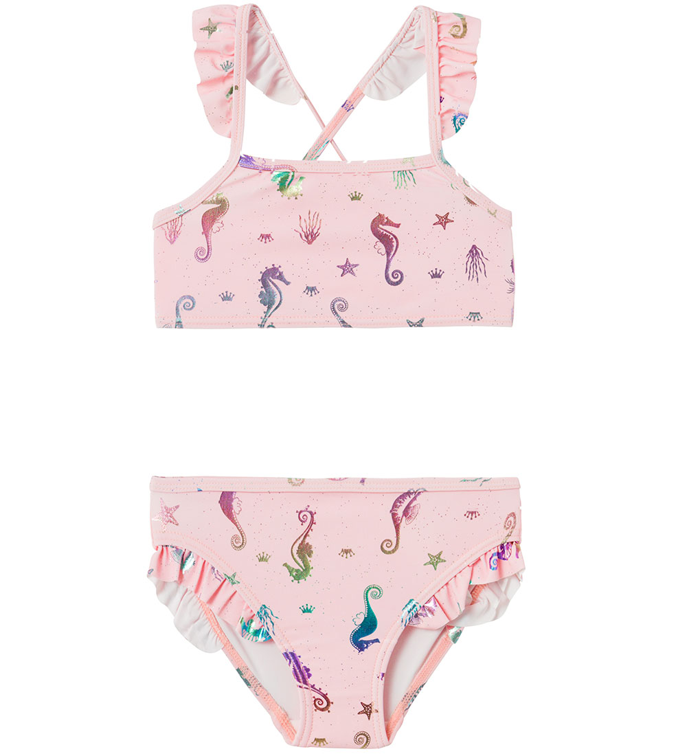 Name It Bikini - NmfZamar - Parfait Pink m. Søheste