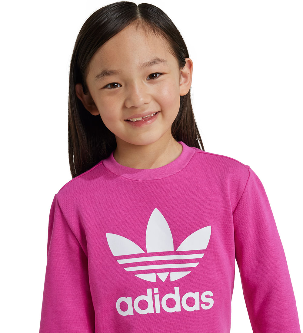 adidas Originals Sweatsæt - Trefoil Crew SE - Pink