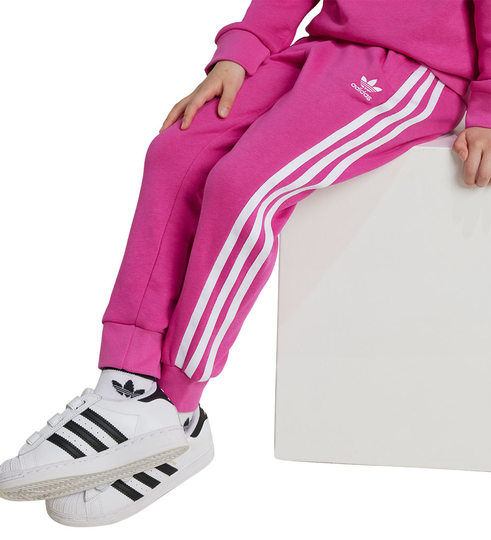 adidas Originals Sweatsæt - Trefoil Crew SE - Pink