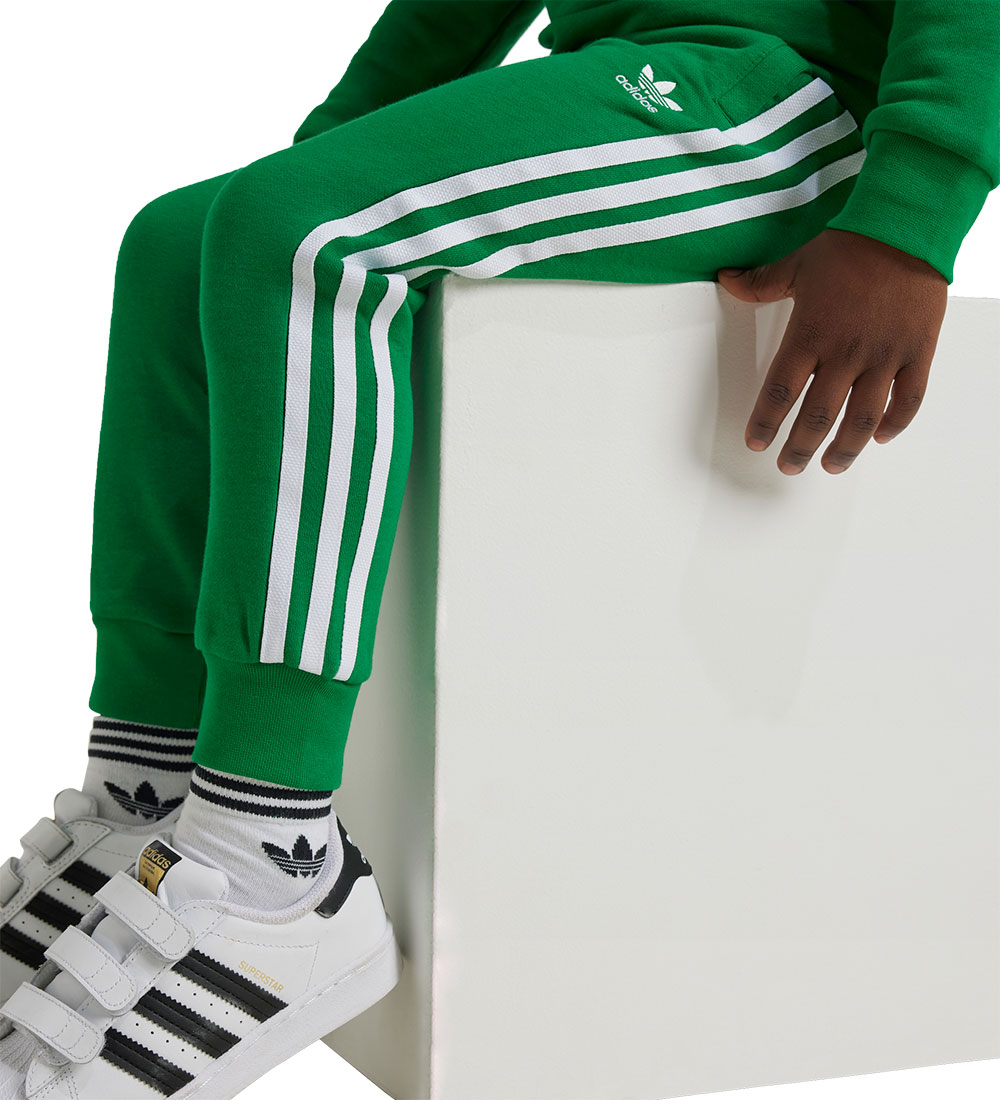 adidas Originals Sweatsæt - Trefoil Crew SE - Grøn