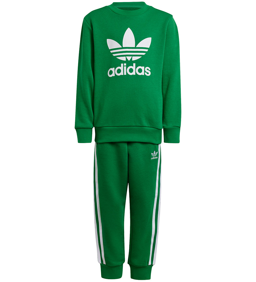 adidas Originals Sweatsæt - Trefoil Crew SE - Grøn