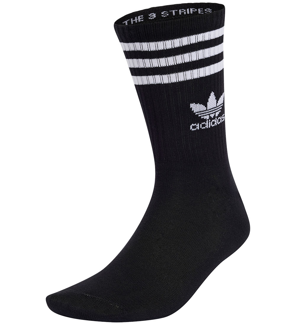 adidas Originals Strømper - 3 Strip CRW - 6-pak - Sort