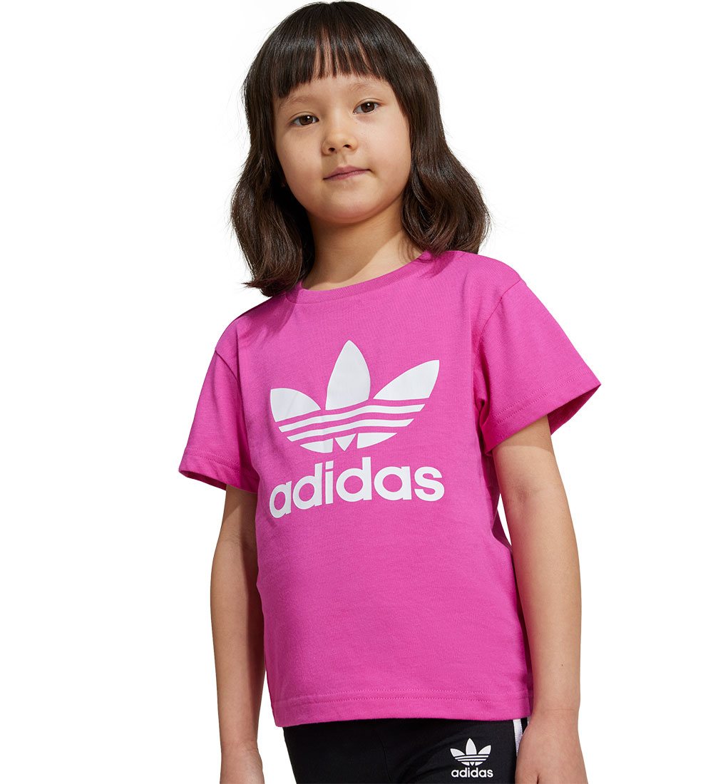 adidas Originals T-shirt - Trefoil - Pink
