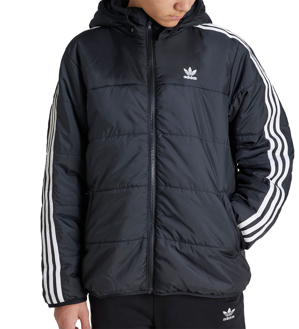 adidas Originals Dynejakke - Sort m. Hvid