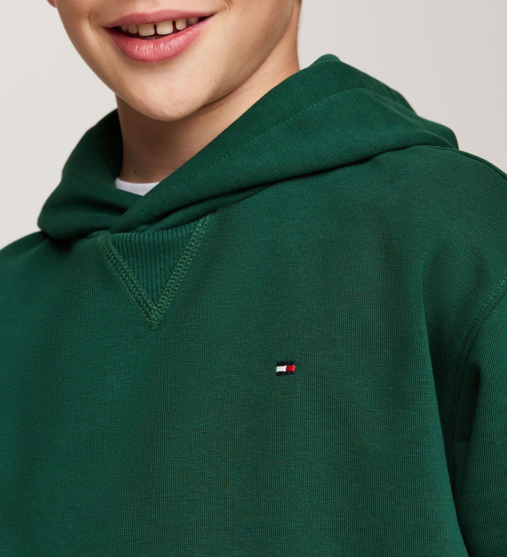 Tommy Hilfiger Hættetrøje - U Timeless - Ornamental Green