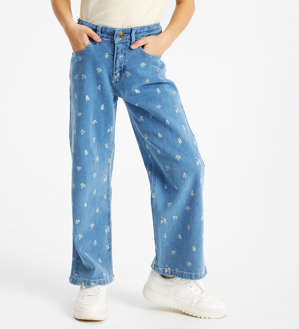 The New Jeans - Wide - TnLinnea - Medium Blue Denim Wash