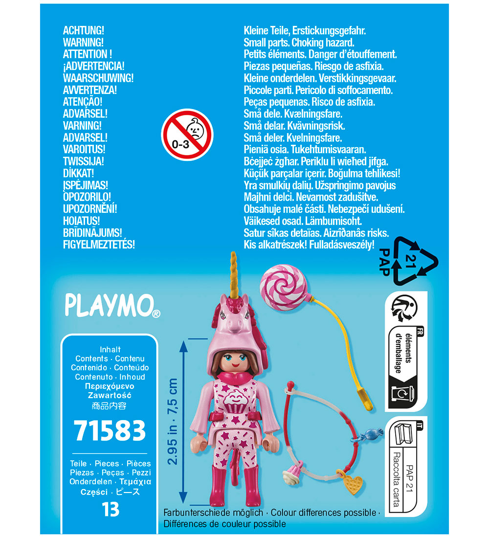 Playmobil SpecialPlus - Sweets Unicorn - 71583 - 13 Dele