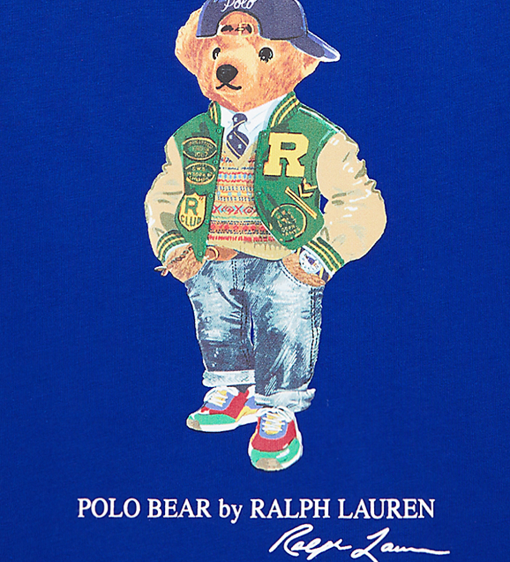 Polo Ralph Lauren T-Shirt - Blå m. Bamse