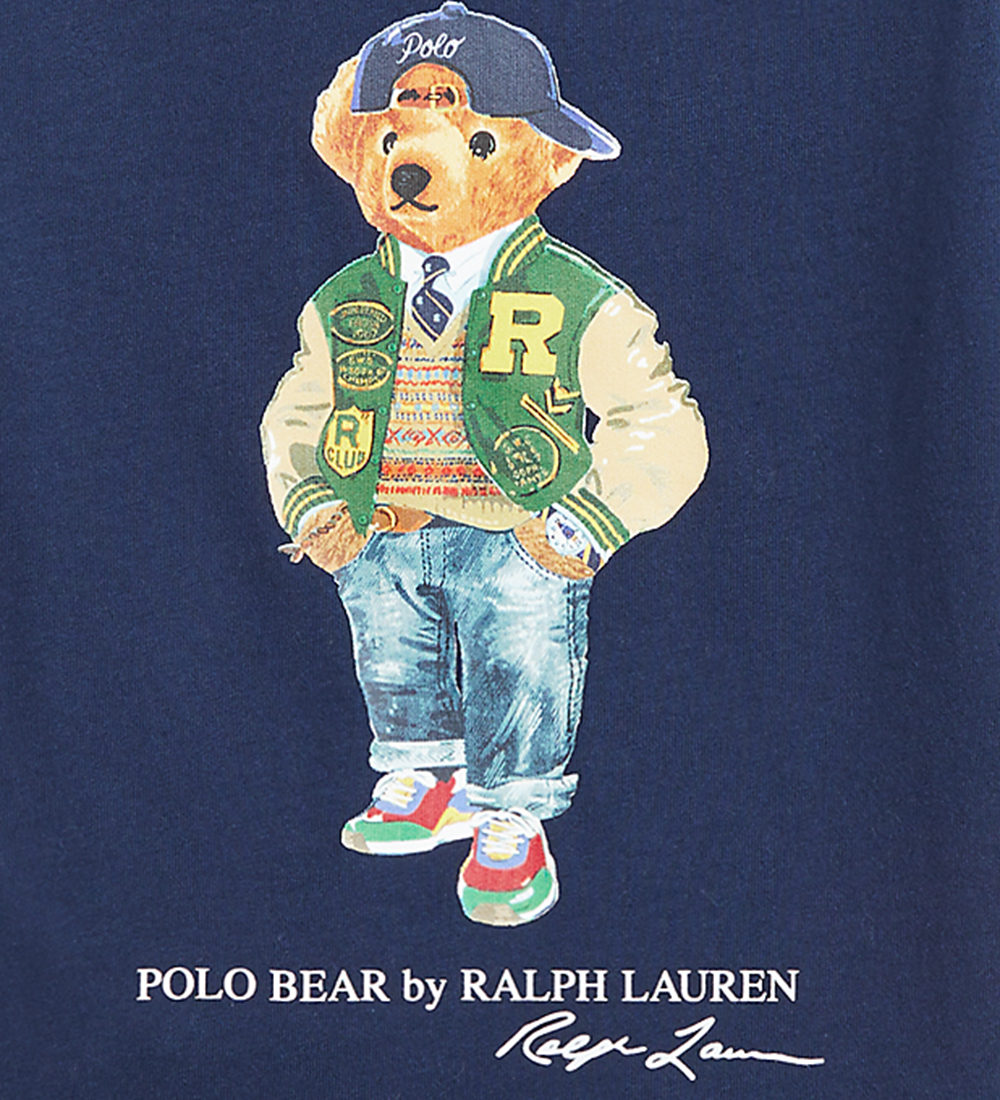 Polo Ralph Lauren T-Shirt - Navy m. Bamse