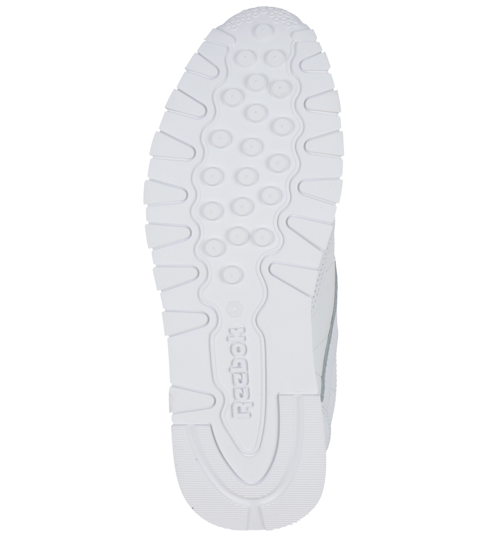 Reebok Sko - CL LTHR - Running - Hvid/Grå