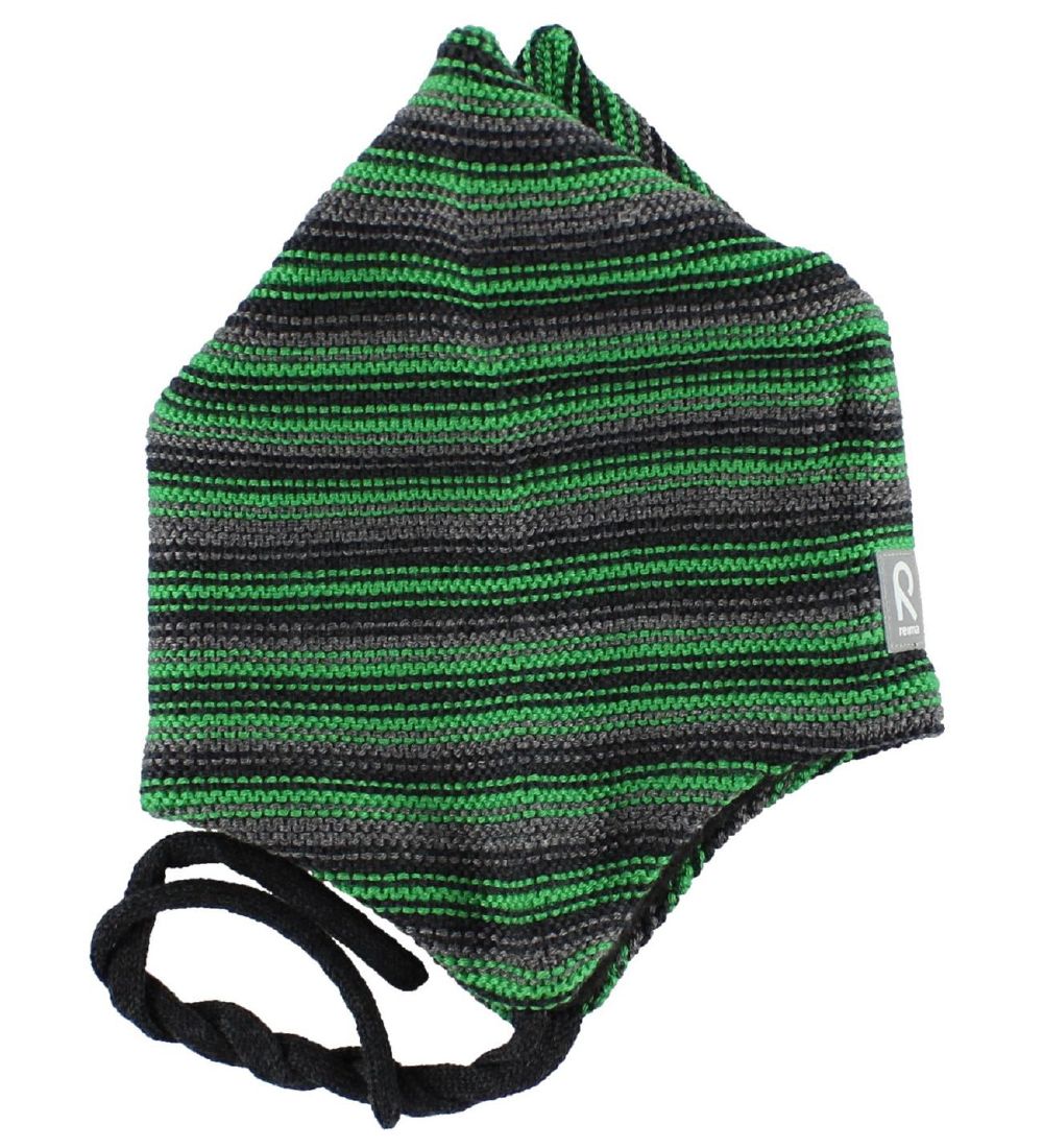 Reima Strikhue - Kirjava - Uld/Polyester - Grøn/Grå