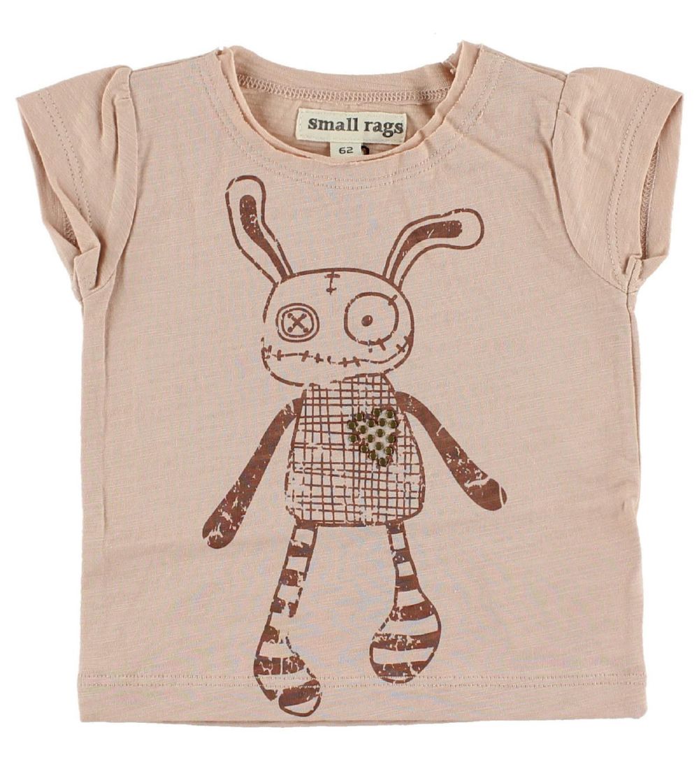 Small Rags T-shirt - Rosa m. Mr. Rags