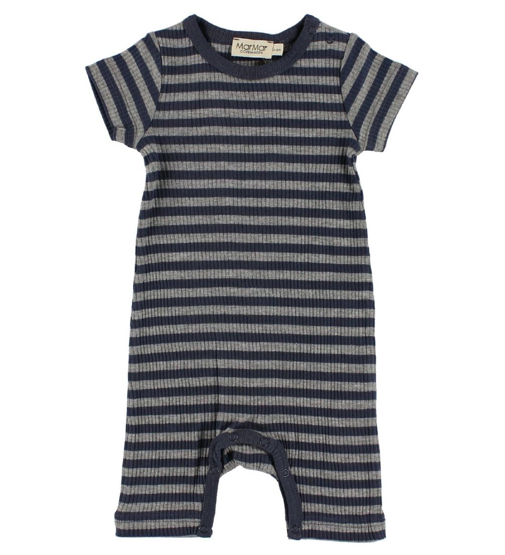 MarMar Sommerdragt - Rib - Navy/Gråstribet