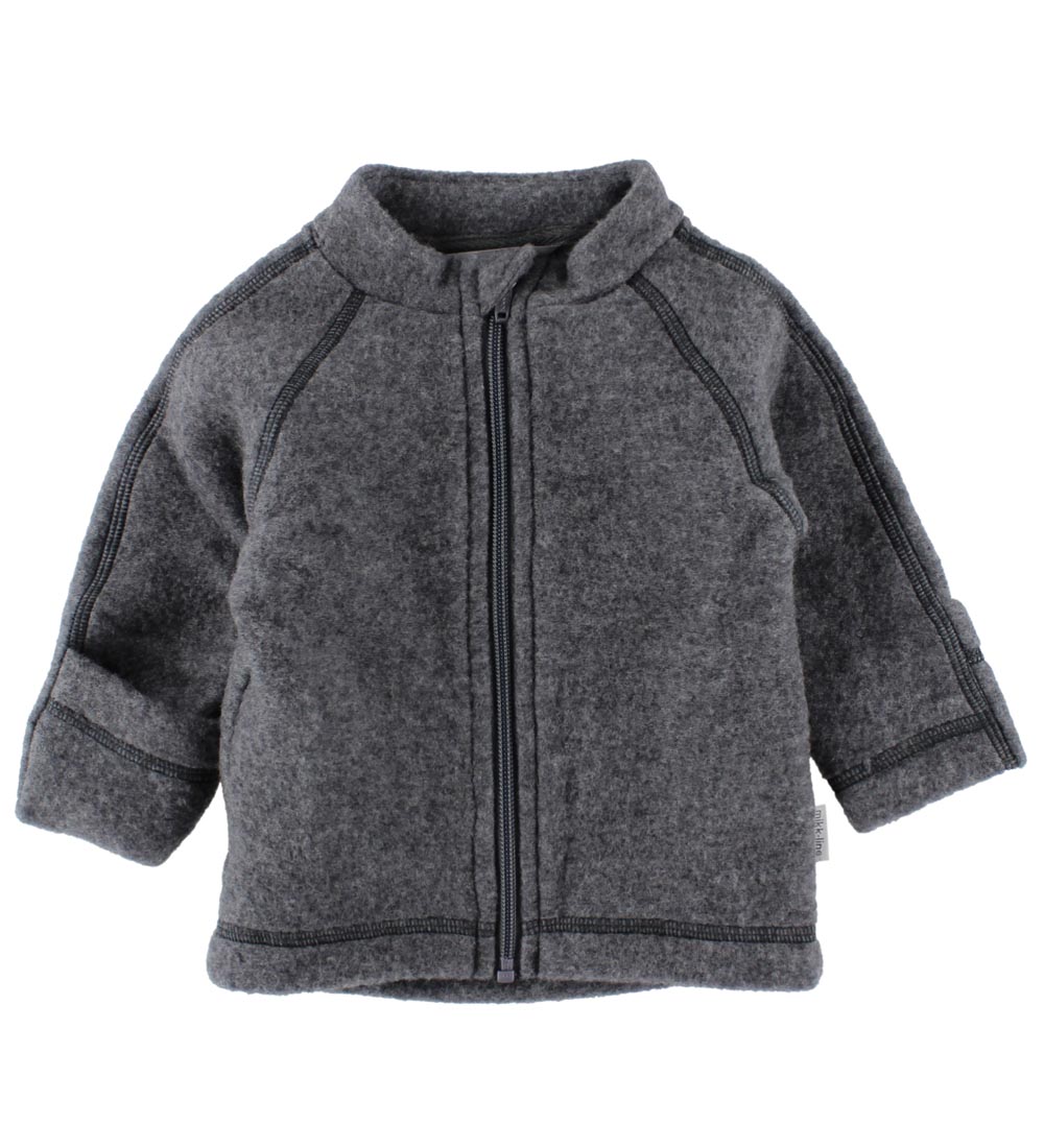 Mikk-Line Cardigan - Uld - Grå