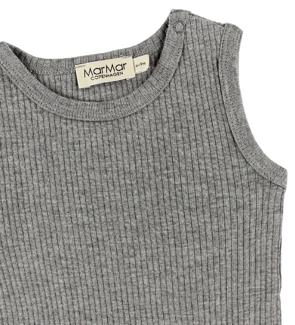 MarMar Body - U/Æ - Rib - Modal - Gråmeleret
